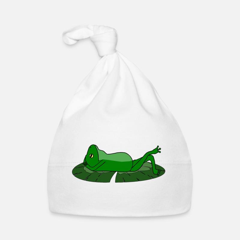 Frog Toad Chill Toad Organic Baby Cap