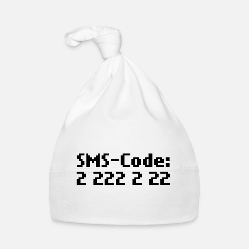 sms-code 2 222 2 22 Baby Bio-Mütze