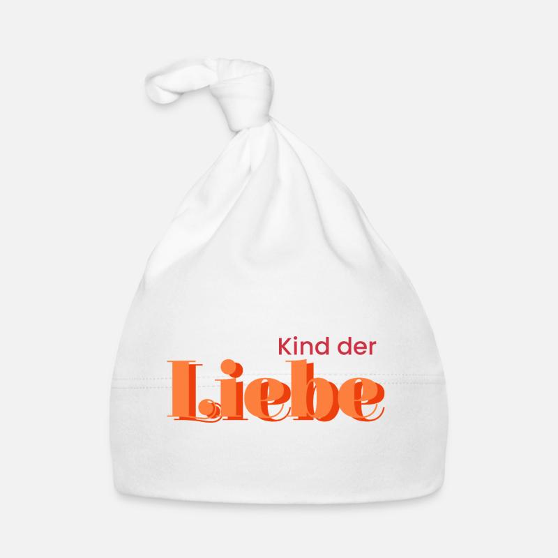 Enfant de l’amour - Bonnet bio Bébé - blanc