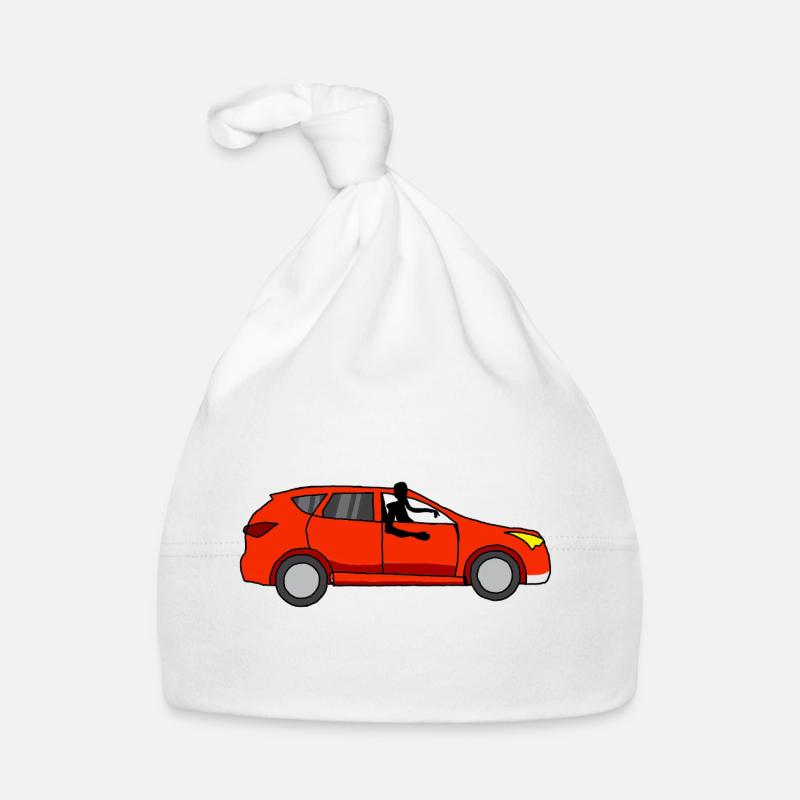 Mit dem Auto Simone Baby Bio-Mütze