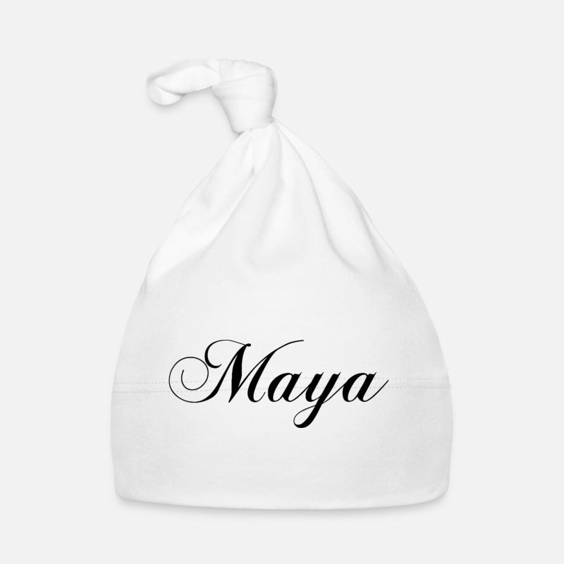 Maya, custom design elegant style Organic Baby Cap