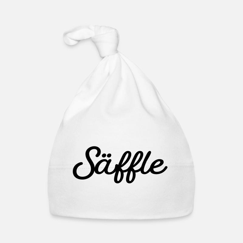 Säffle schwarz Baby Bio-Mütze