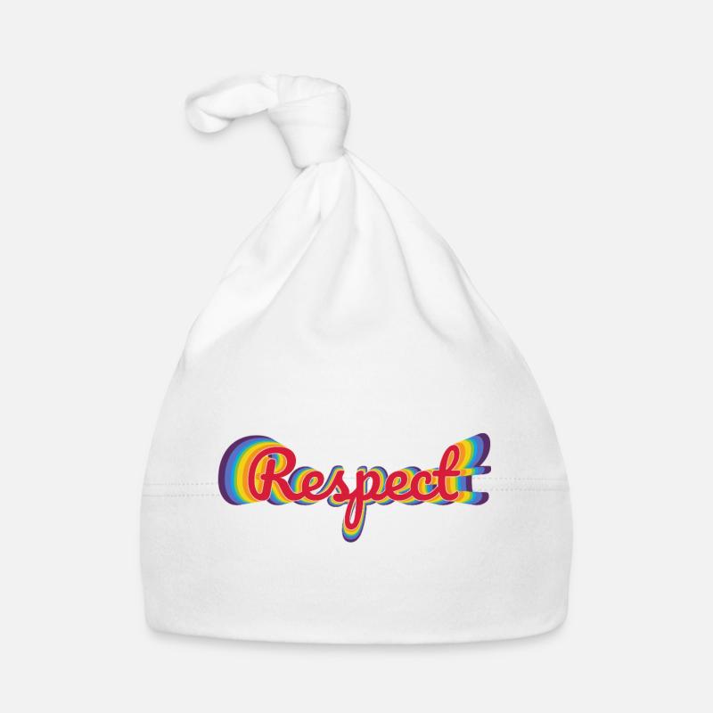 Le respect dans la conception de l’arc-en-ciel Bonnet bio Bébé