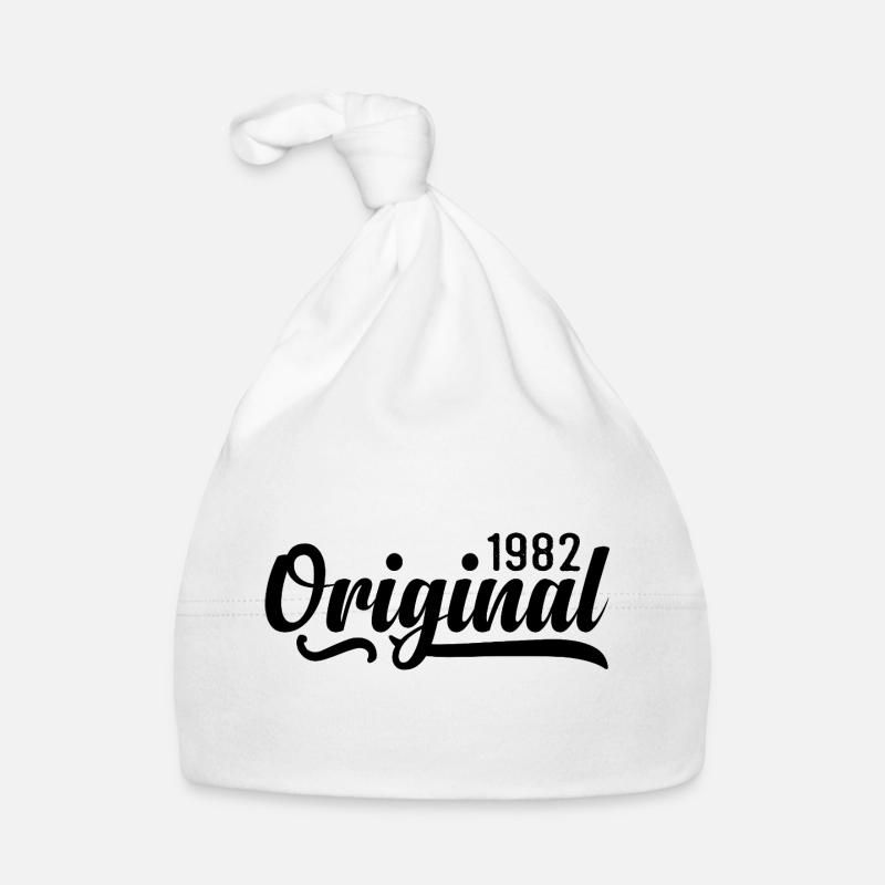 1982 birthday 43 years old, retro 1982 Organic Baby Cap