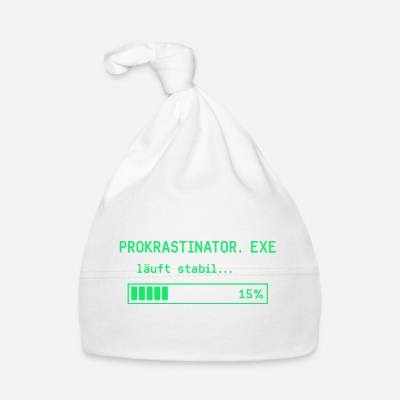 Prokrastinator Baby Bio-Mütze