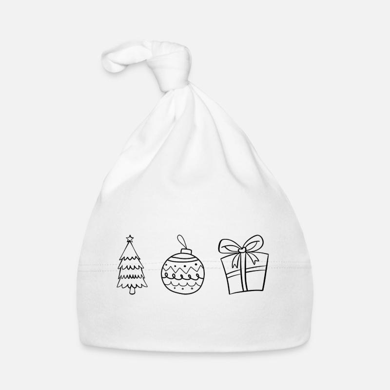 Noël minimaliste – Designs de Noël simples Bonnet bio Bébé