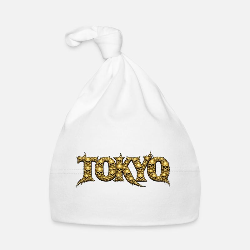 Logo de la Crâne d’Or à Tokyo Bonnet bio Bébé
