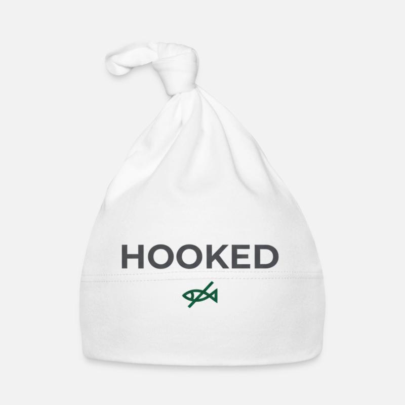 Hooked Angler Graphic Tee Baby Bio-Mütze