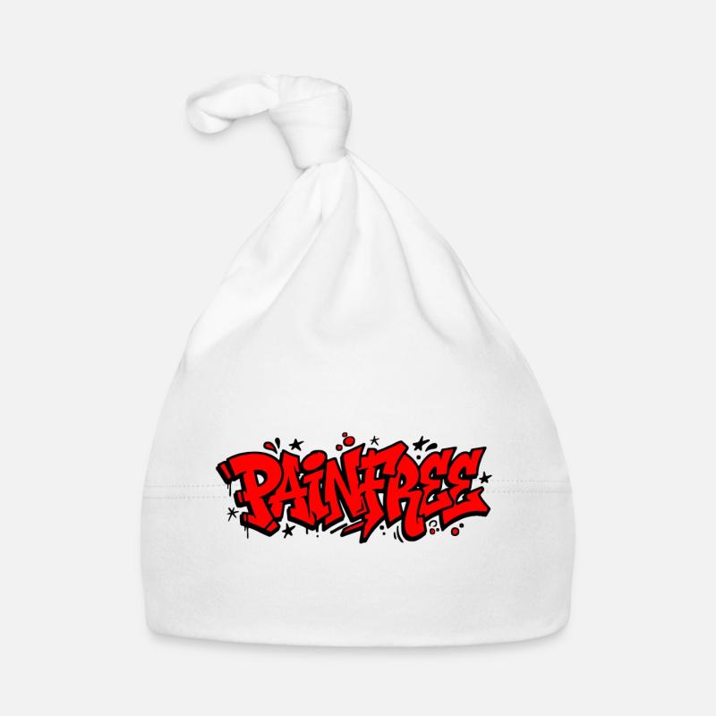 Lettrage de peintre graffiti Bonnet bio Bébé