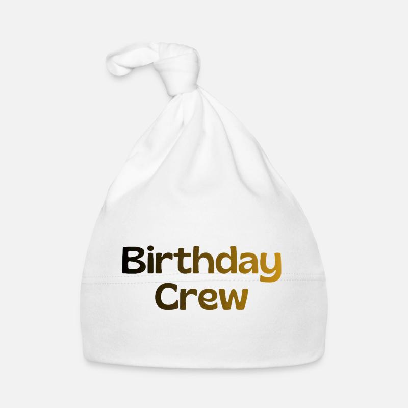 Birthday Crew Baby Bio-Mütze