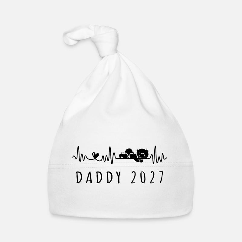 Annonce de bébé Heartbeat 2027 Grossesse Bonnet bio Bébé