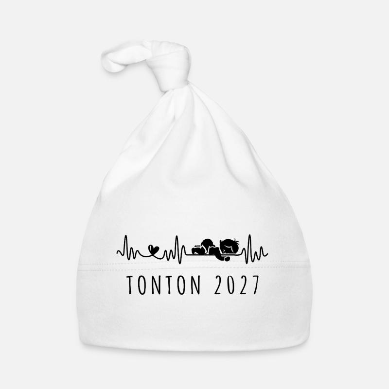 Futur Tonton 2027 Annonce Grossesse Pour Oncle Baby Bio-Mütze