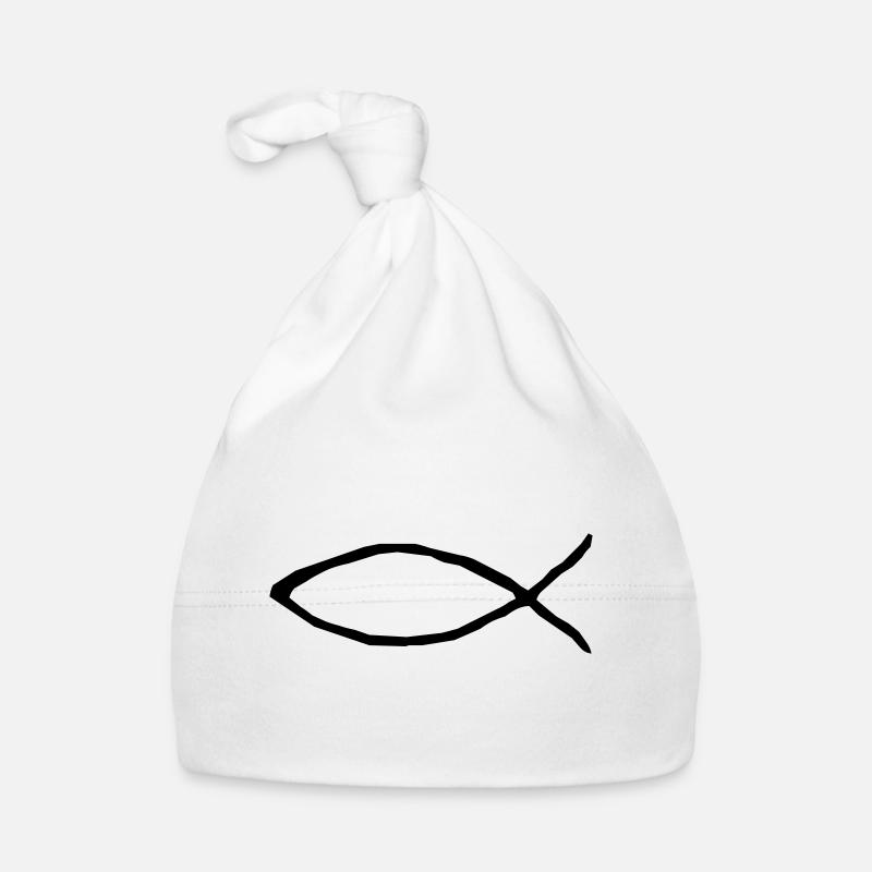 Christlicher Fisch Baby Bio-Mütze