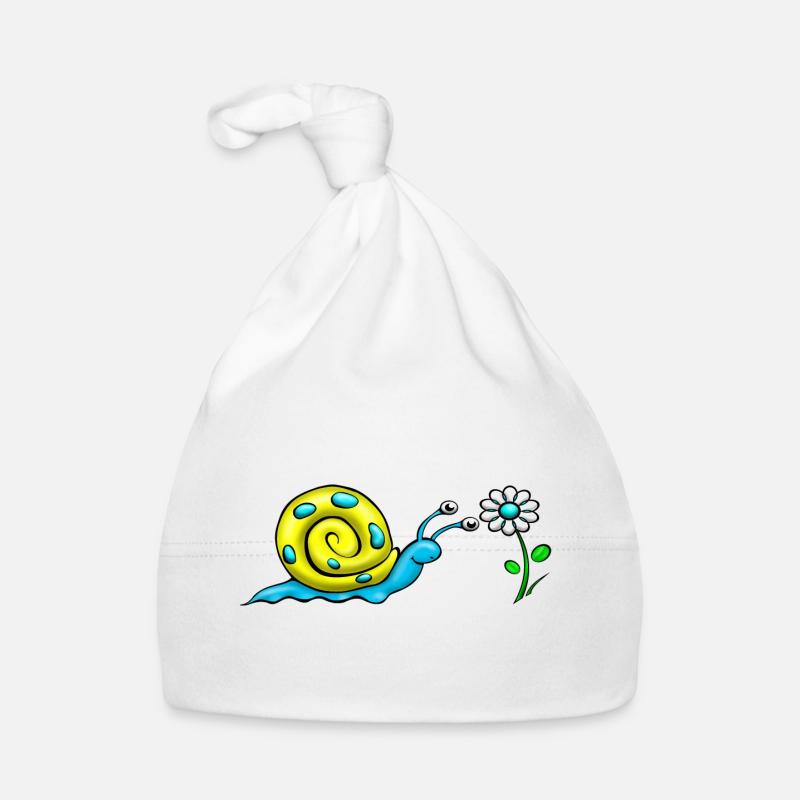 Vis avec fleur Bonnet bio Bébé