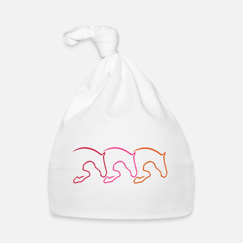 Springpferd Baby Bio-Mütze