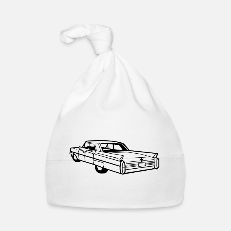 Cadillac vector - vintage Organic Baby Cap