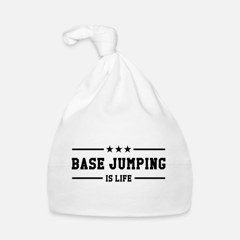 Base Jumping is life Baby Bio-Mütze