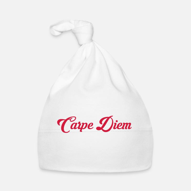 Carpe Diem - Bonnet bio Bébé - blanc