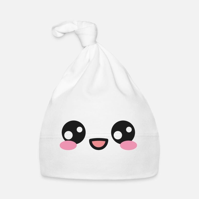 Visage Doux Kawaii Bonnet bio Bébé