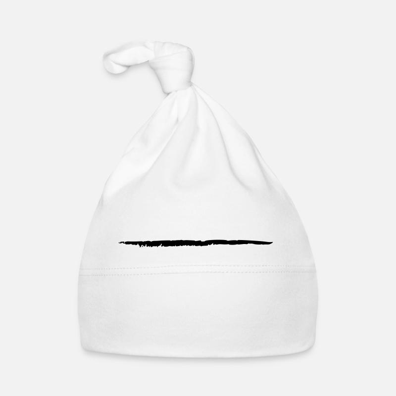 Coup de pinceau d'art de course soulignent Bonnet bio Bébé
