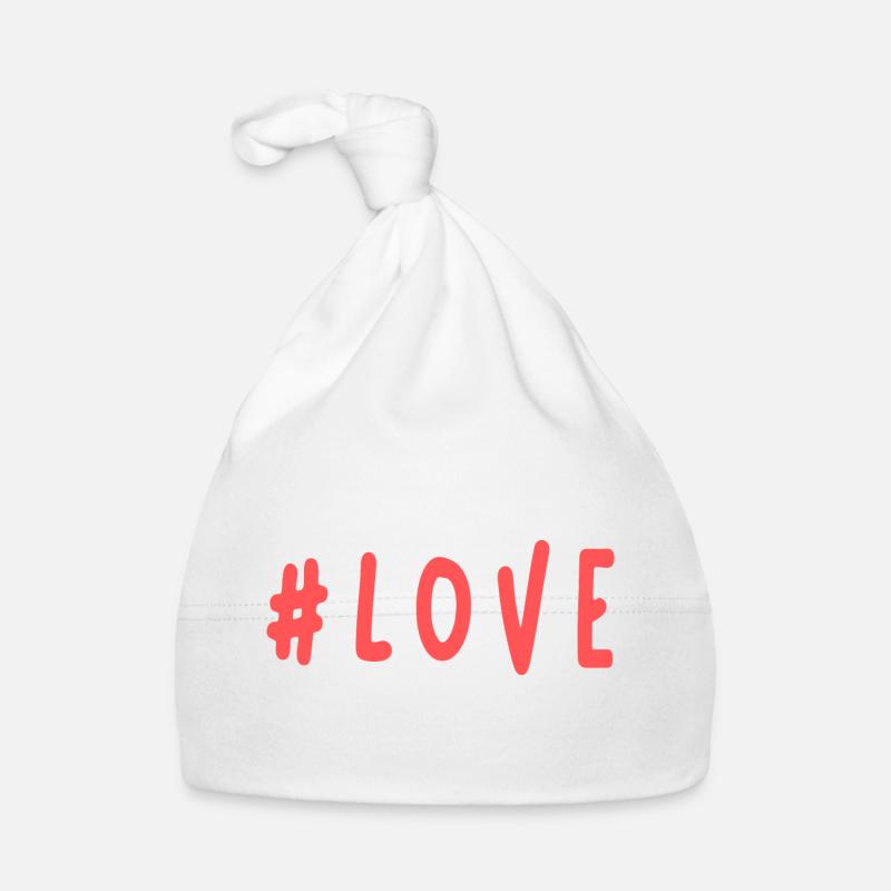 JUST MARRIED. VIVE LES MARIES. SAINT VALENTIN Bonnet bio Bébé