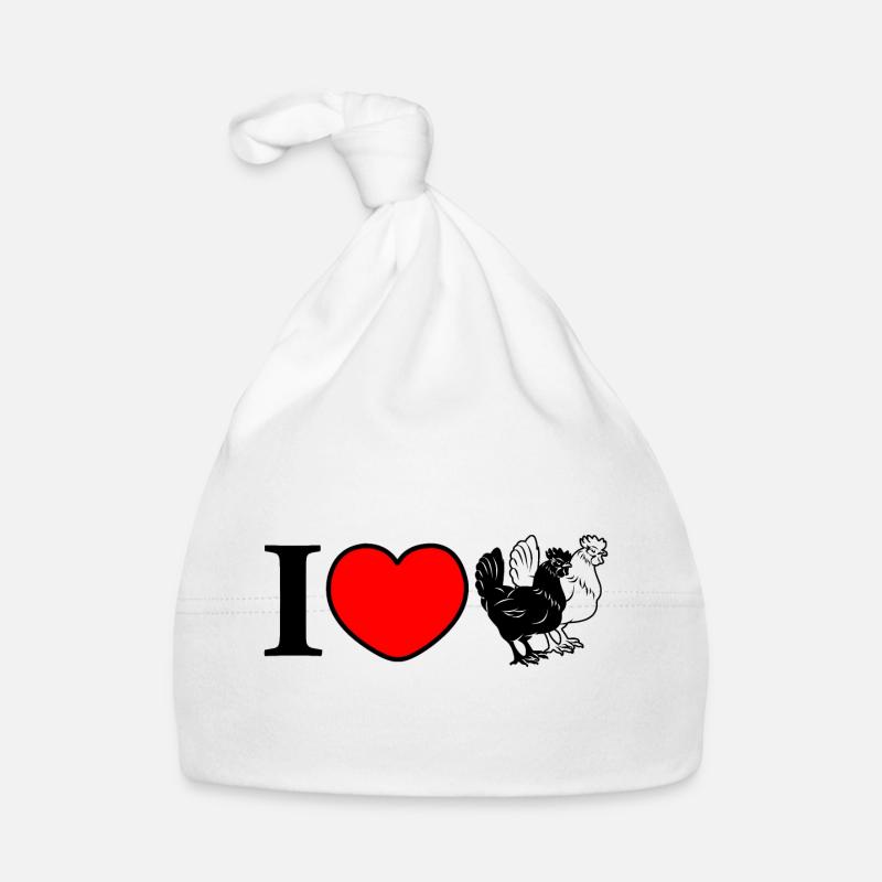 Love chickens Organic Baby Cap