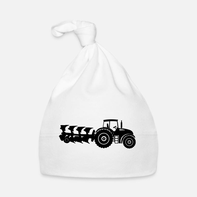 Tractor plow Organic Baby Cap