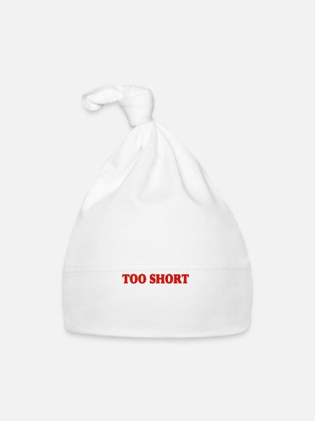 Life is too short for bad beef jerky - Organic Baby Cap - white - Front