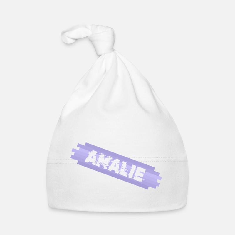 First name Amalie Organic Baby Cap
