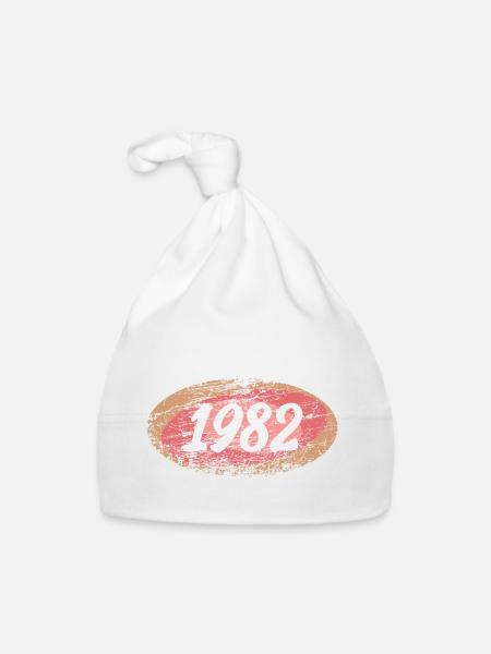 1982 - Bonnet bio Bébé - blanc - Devant