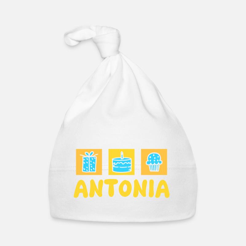 Antonia as a first name Organic Baby Cap