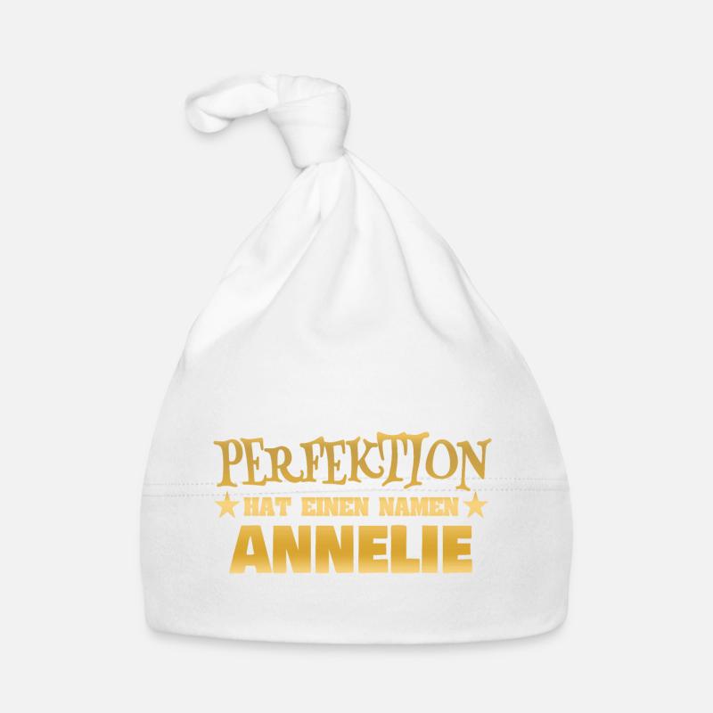 Annelie as a woman's name Organic Baby Cap