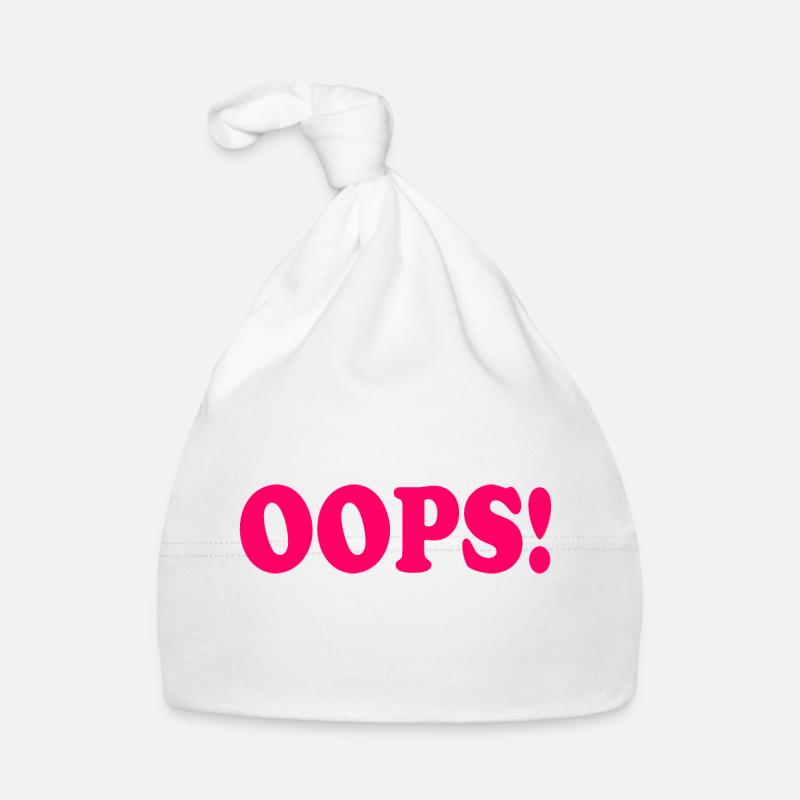 Oops Organic Baby Cap