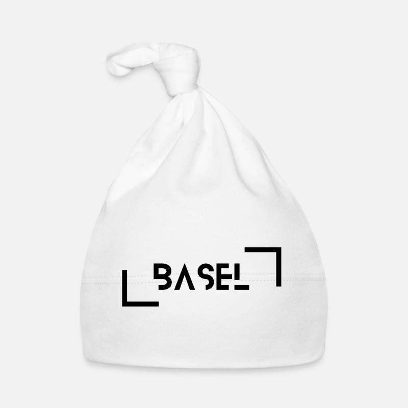 Basel schwarz Baby Bio-Mütze