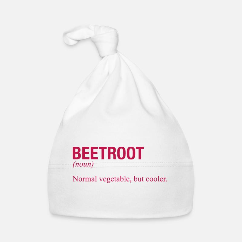 BEETROOT Rote Bete Organic Baby Cap