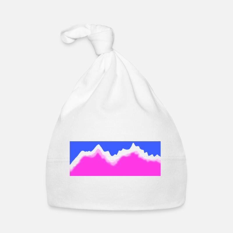 Mountains Organic Baby Cap