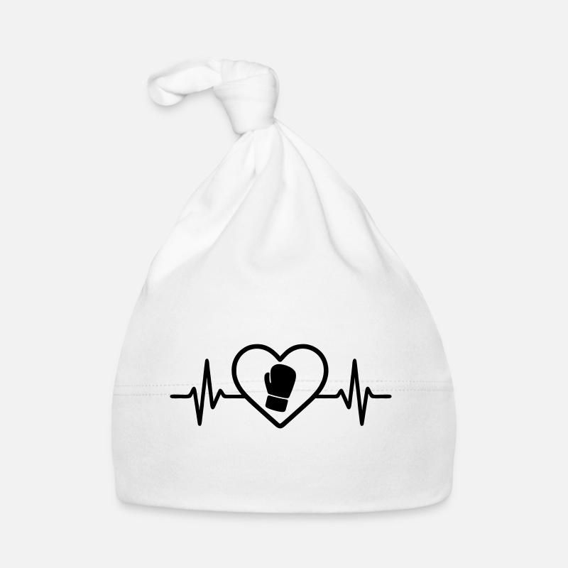 Coeur de boxe Bonnet bio Bébé