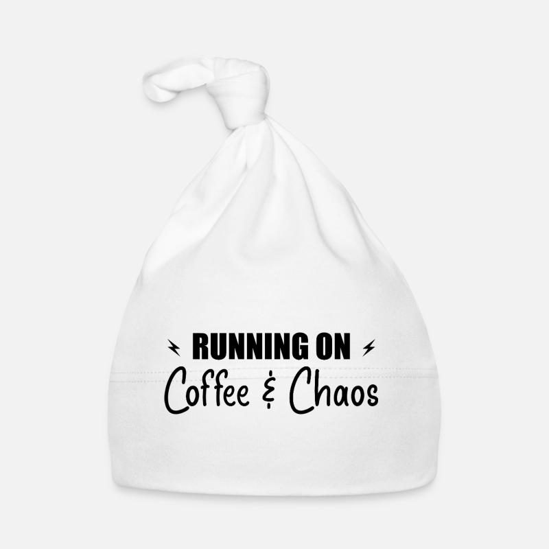 Running on coffee & chaos Organic Baby Cap