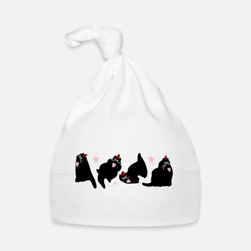 CHRISTMAS CATS Organic Baby Cap