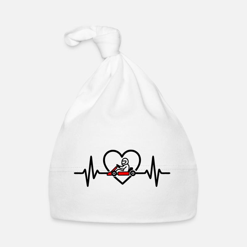 Herz Kart – Leidenschaft Racing Baby Bio-Mütze