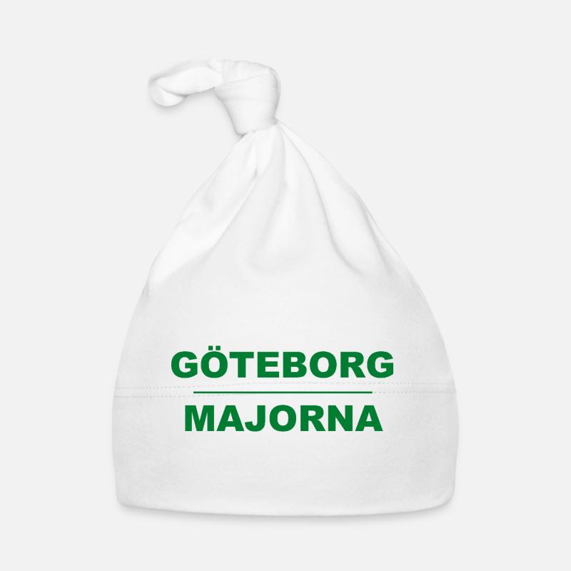 Göteborg Majorna – Design vert-noir Bonnet bio Bébé