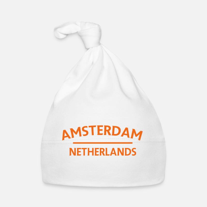 Textdesign Amsterdam – Pays-Bas Bonnet bio Bébé