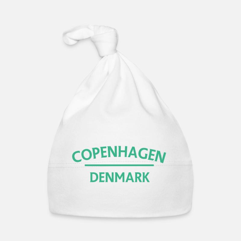 Copenhague – Danemark Textdesign Bonnet bio Bébé