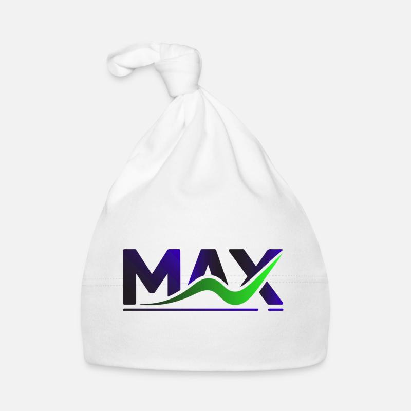 T-shirt du logo dégradé d’ondes MAX Bonnet bio Bébé