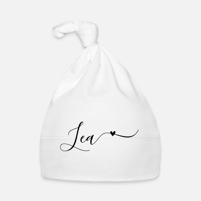 Lea Prénom Décoratif Bonnet bio Bébé