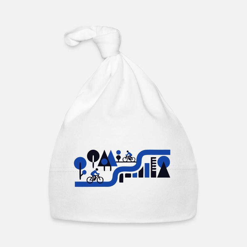 Bicycle Tour Route Navigation Organic Baby Cap