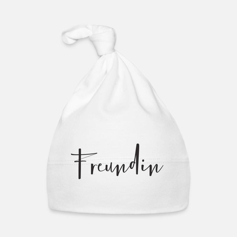 Girlfriend – Loving Text Design Organic Baby Cap