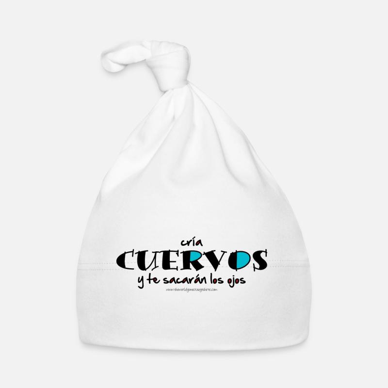 Cria cuervos - Bonnet bio Bébé - blanc
