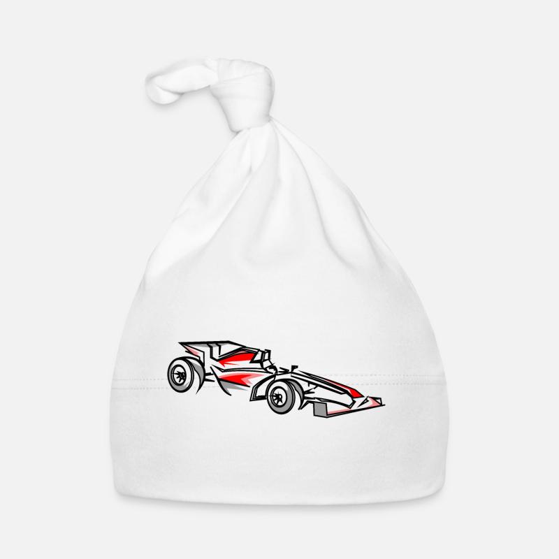 Illustration de voitures de course Conception du sport automobile Bonnet bio Bébé