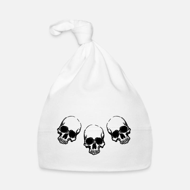 SKULLS Gorro orgánico bebé